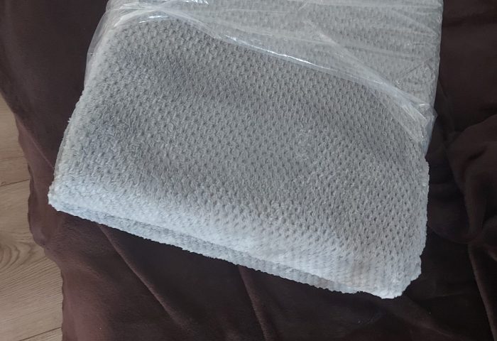 Cuvertura Soft Cocolino - Gofre, dimensiune 220x240 cm,100% microfibra, gri antracit - imagine 3