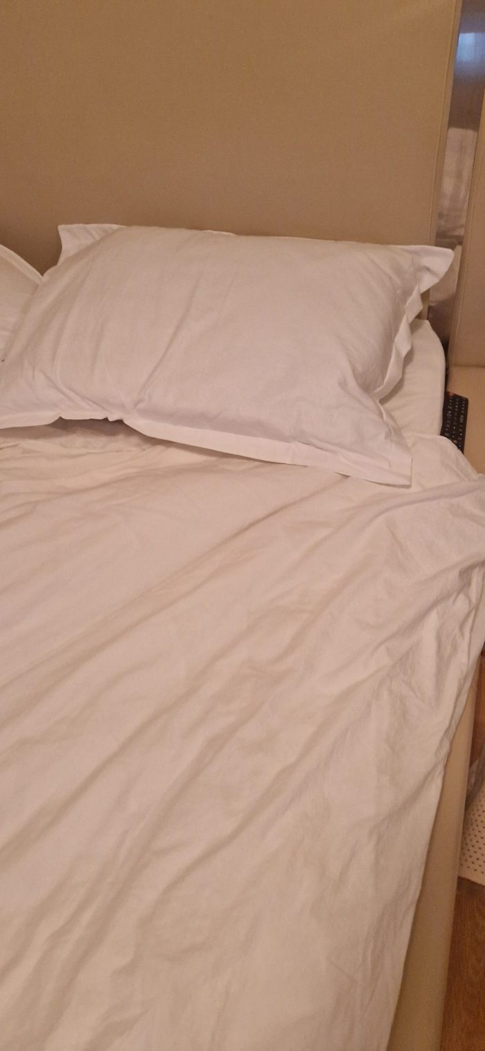 Pilota matlasata Best Cotton - iarna, 180x215 cm, 350 g/mp, alba - imagine 5