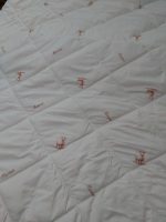 Pilota matlasata de iarna Best Cotton cu umplutura de lana de oaie, 300 g/mp - 180x200 cm - imagine 4