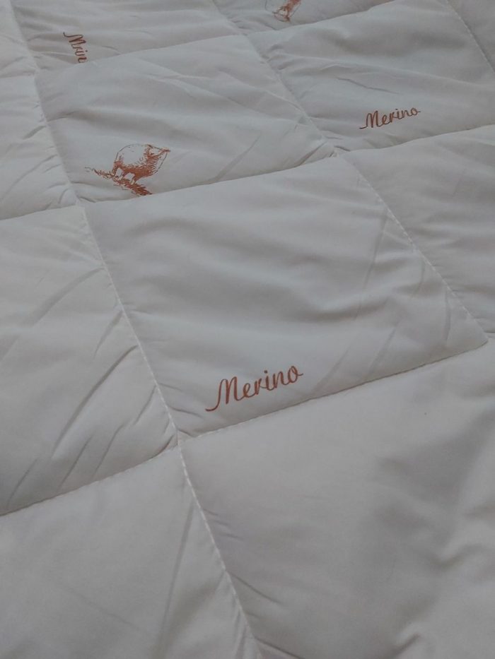 Pilota matlasata de iarna Best Cotton cu umplutura de lana de oaie, 300 g/mp - 180x200 cm - imagine 3