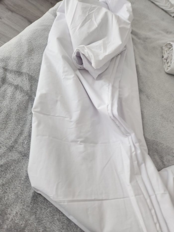 Lenjerie de pat Best Cotton Hotel - XXL, 100% bumbac Percale, alb - imagine 8