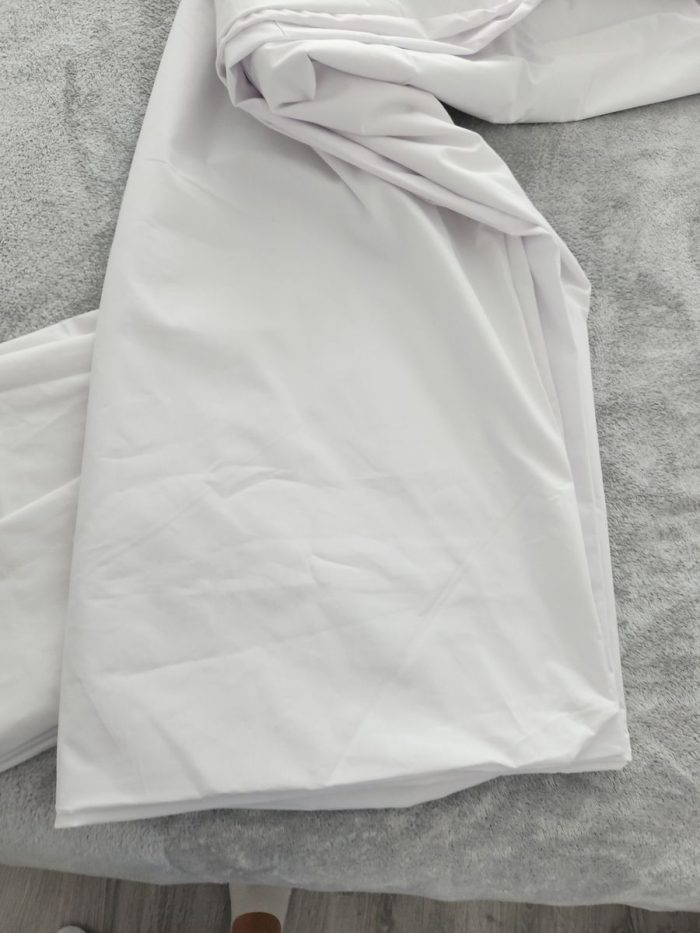 Lenjerie de pat Best Cotton Hotel - XXL, 100% bumbac Percale, alb - imagine 10