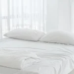 Cearsaf de pat Best Cotton Hotel, Olandina, 80% bumbac si 20 % poliester, alb - imagine 2