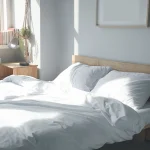 Cearceaf pentru pilota Best Cotton Hotel, Olandina, 80% bumbac si 20% poliester alb