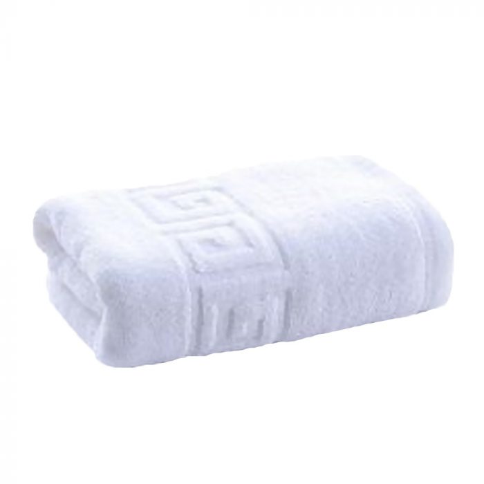 Prosop Best Cotton Hotel - Greek Border, 100% Bumbac, 30x50 cm, pentru maini, alb, 500g/mp - imagine 16