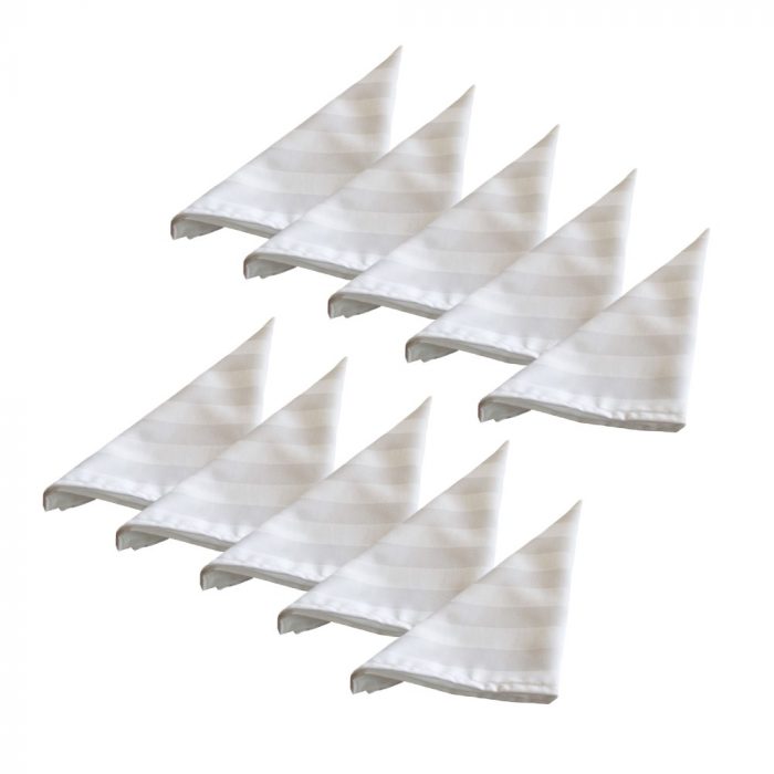 Servetele masa Best Cotton Hotel, 100% bumbac, Damasc (dungi late), dimensiunea 35x45 cm, 10 buc - imagine 6