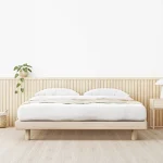 Husa cu elastic pentru pat Best Cotton - Ranforce, 100% bumbac, alba