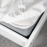 Husa cu elastic pentru pat Best Cotton - Ranforce, 100% bumbac, alba - imagine 8