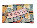 Covoras intrare - Welcome, 45x75 cm, antiderapant 100% pvc, 06