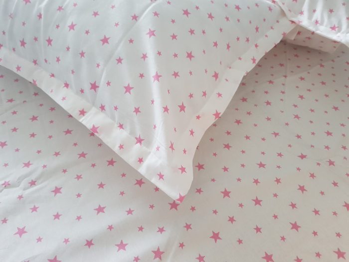 Pachet cearceaf de pat 220x240 cm + 2 fete de perna 50x70 cm Best Cotton Deco 29 - Ranforce color, 100% bumbac - imagine 2