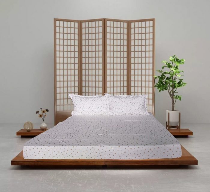 Pachet cearceaf de pat 220x240 cm + 2 fete de perna 50x70 cm Best Cotton Deco 28 - Ranforce color, 100% bumbac - imagine 2