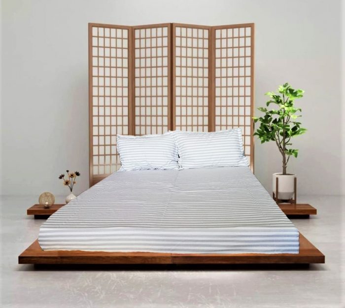 Pachet cearceaf de pat 220x240 cm + 2 fete de perna 50x70 cm Best Cotton Deco 21 - Ranforce color, 100% bumbac - imagine 6