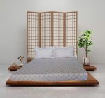 Pachet cearceaf de pat 220x240 cm + 2 fete de perna 50x70 cm Best Cotton Deco 19 - Ranforce color, 100% bumbac - imagine 2