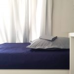 Pachet Best Cotton Deco UNI - Ranforce color, cearceaf de pat + 2 fete de perna, 100% bumbac, bleumarin si gri - imagine 3