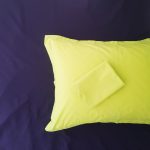 Pachet Best Cotton Deco UNI - Ranforce color, cearceaf de pat + 2 fete de perna, 100% bumbac, bleumarin si verde - imagine 2