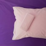 Pachet Best Cotton Deco UNI - Ranforce color, cearceaf de pat + 2 fete de perna, 100% bumbac, mov si lila - imagine 2