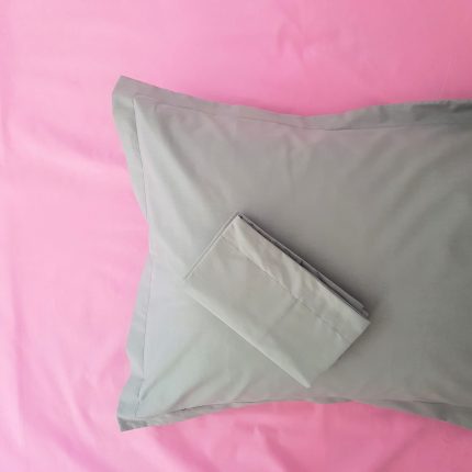 engros-Pachet kotonia Home Deco UNI Ranforce color cearceaf pat fete perna 100 bumbac roz gri 4