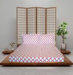 Pachet cearceaf de pat 220x240 cm + 2 fete de perna 50x70 cm Best Cotton Deco 17 - Ranforce color, 100% bumbac - imagine 6