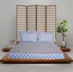 Pachet cearceaf de pat 220x240 cm + 2 fete de perna 50x70 cm Best Cotton Deco 18 - Ranforce color, 100% bumbac - imagine 5