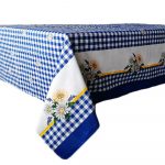 Fata de masa Best Cotton - Picnic, 100% Bumbac, 90x150 cm, albastru - imagine 14