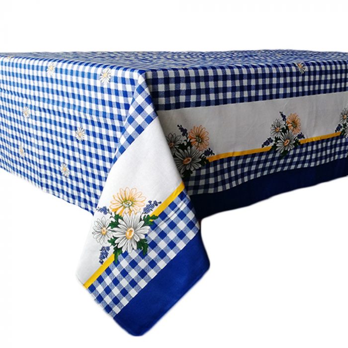 Fata de masa Best Cotton - Picnic, 100% Bumbac, 90x150 cm, albastru - imagine 14