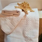 Prosop baie Best Cotton Caro - 100% bumbac, alb