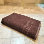 Prosop baie Best Cotton Caro - 100% bumbac, maro - imagine 8