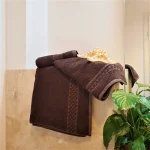 Prosop baie Best Cotton Caro - 100% bumbac, maro - imagine 9