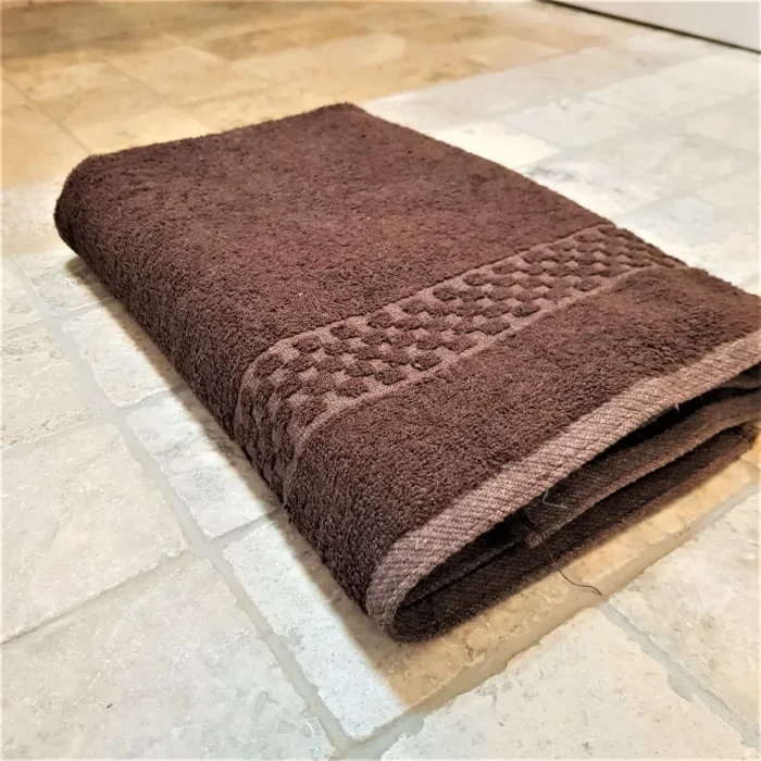 Prosop baie Best Cotton Caro - 100% bumbac, maro - imagine 7