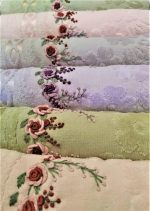 Pachet 6 prosoape Best Cotton - Bavaro Collection 12, 100% Bumbac, dimensiunea 50x90 cm, cu broderie - imagine 3