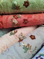 Pachet 6 prosoape Best Cotton - Bavaro Collection 13, 100% Bumbac, dimensiunea 50x90 cm, cu broderie