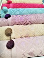 Pachet 6 prosoape Best Cotton - Bavaro Collection 14, 100% Bumbac, dimensiunea 50x90 cm, cu ciucuri