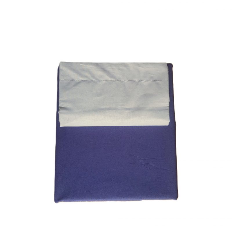 engros-Set pentru pat ranforce color deco bumbac 220x240 cm set fete perna 50x70 cm rame decorative bleumarin gri 2