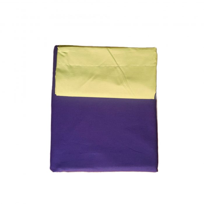 Pachet Best Cotton Deco UNI - Ranforce color, cearceaf de pat + 2 fete de perna, 100% bumbac, bleumarin si verde - imagine 5