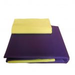 Pachet Best Cotton Deco UNI - Ranforce color, cearceaf de pat + 2 fete de perna, 100% bumbac, bleumarin si verde - imagine 4