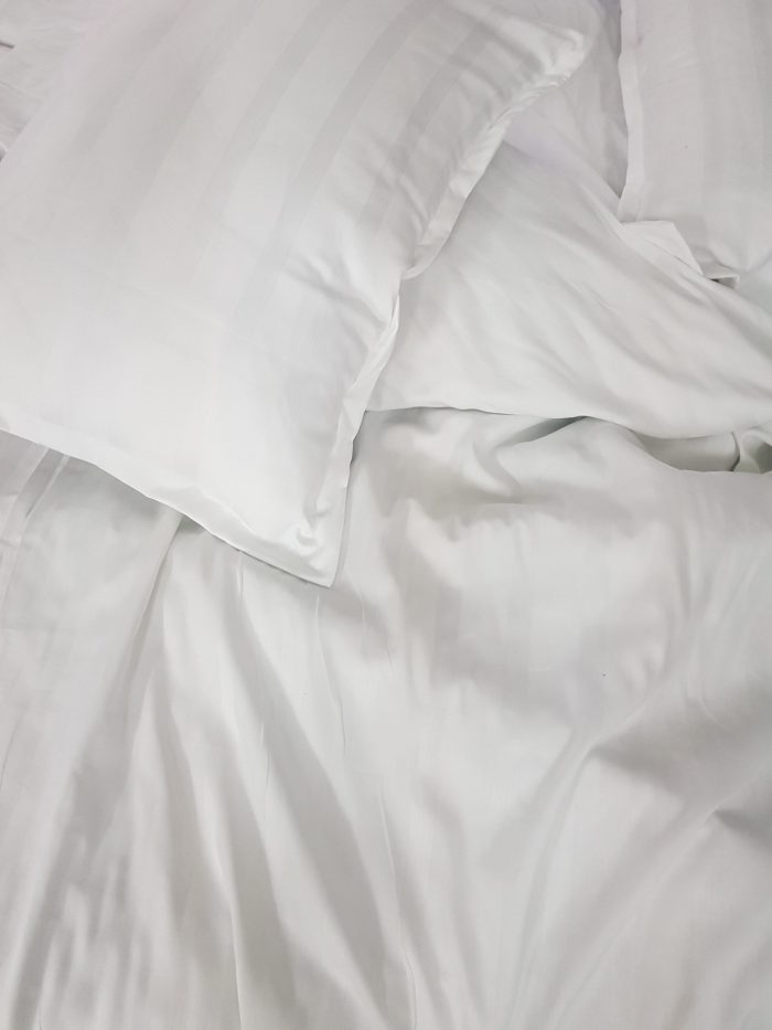 Set 2 Fete de perna Best Cotton Hotel - Ranforce Blanca 1,100% bumbac, alb - imagine 3