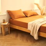 Cearceaf de pat Best Cotton, 100% bumbac, Olandina color, 220x240 cm, ceramic - imagine 4