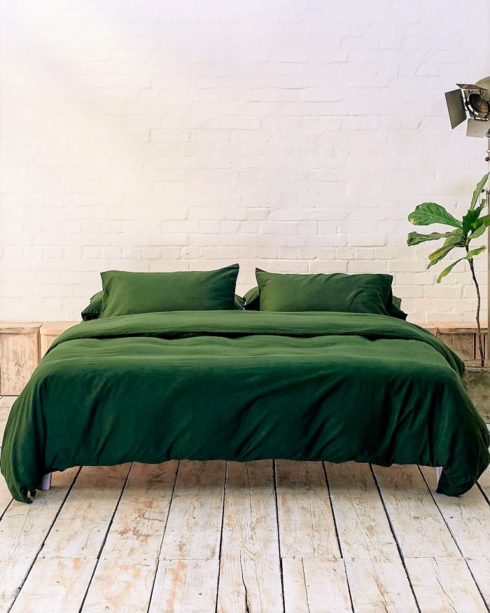 Cearsaf de pat Best Cotton, 100% bumbac, Olandina color, 220x240 cm, azur - imagine 3