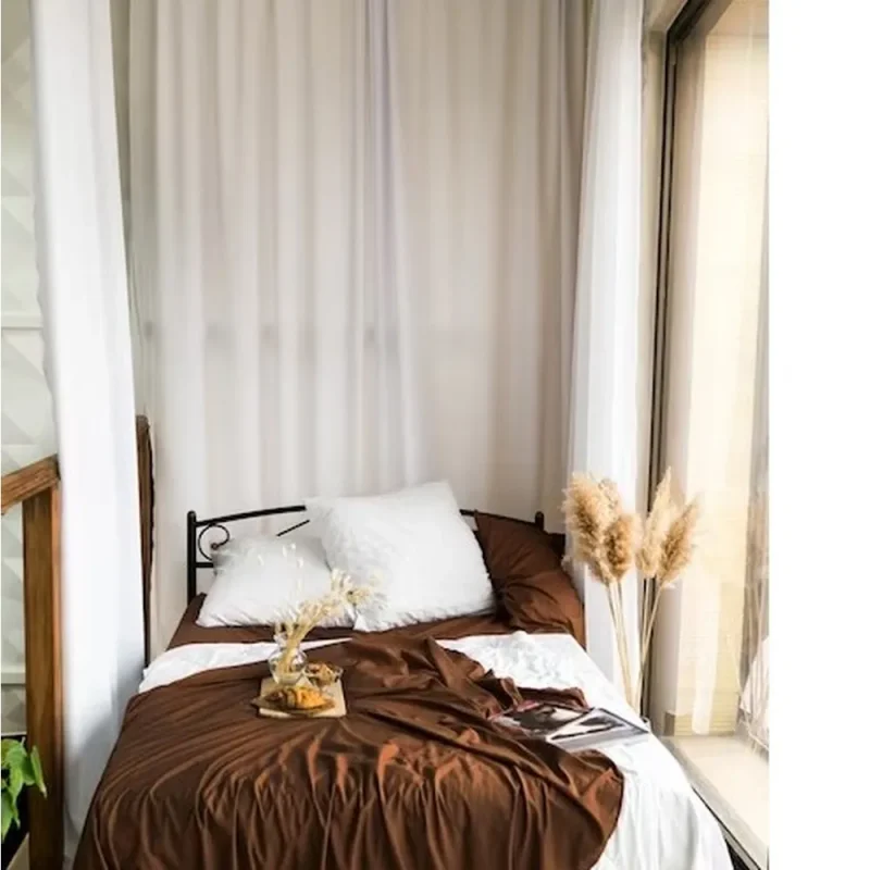 engros-cearsaf de pat astoria home olandina color bumbac maro