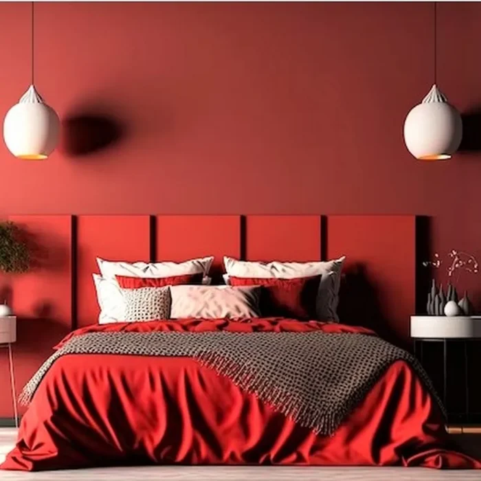 Cearceaf de pat Best Cotton, 100% bumbac, Olandina color, 220x240 cm, rosu - imagine 4