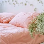 Set 2 Fete de perna Best Cotton Hotel, 100% bumbac, Olandina color, dimensiunea 50x70 cm, somon