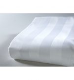 Pachet PROMO 4 fete perna Astoria Home Hotel - 40x40 cm, 100% bumbac, damasc cu latime dungi 2 cm, alb - imagine 3