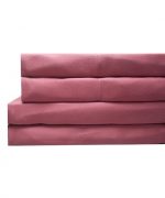 Set 2 Fete de perna Best Cotton Hotel, 100% bumbac, Olandina color,  dimensiunea 50x70 cm, roz ars - imagine 2