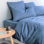 Set 2 Fete de perna Best Cotton Hotel, 100% bumbac, Olandina color, dimensiunea 50x70 cm, bleu