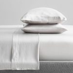 Cearceaf de pat Best Cotton Hotel - 100% bumbac Percale, alb - imagine 2