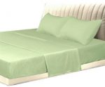 Cearceaf de pat Best Cotton, 100% bumbac, Olandina color, 220x240 cm, olive - imagine 4