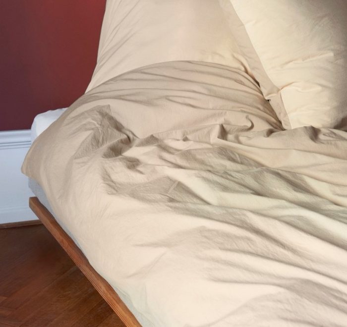 Cearceaf de pat Best Cotton, 100% bumbac, Olandina color, 220x240 cm, cappuccino - imagine 2