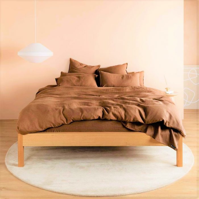 Set 2 Fete de perna Best Cotton Hotel, 100% bumbac, Olandina color, dimensiunea 50x70 cm, ciocolata - imagine 3