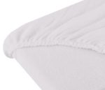 Husa pat Best Cotton -  1 persoana, impermeabila, pentru saltea 100x200+30 cm, alba - imagine 5