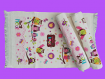 Set 3 prosoape de bucatarie Best Cotton - model ciucuri, 100% Bumbac, 40x60 cm  14 - imagine 2